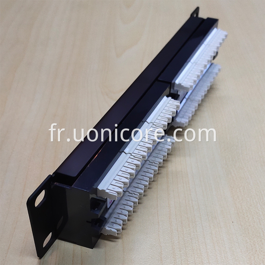 wall 10 inch 12 port patch panel